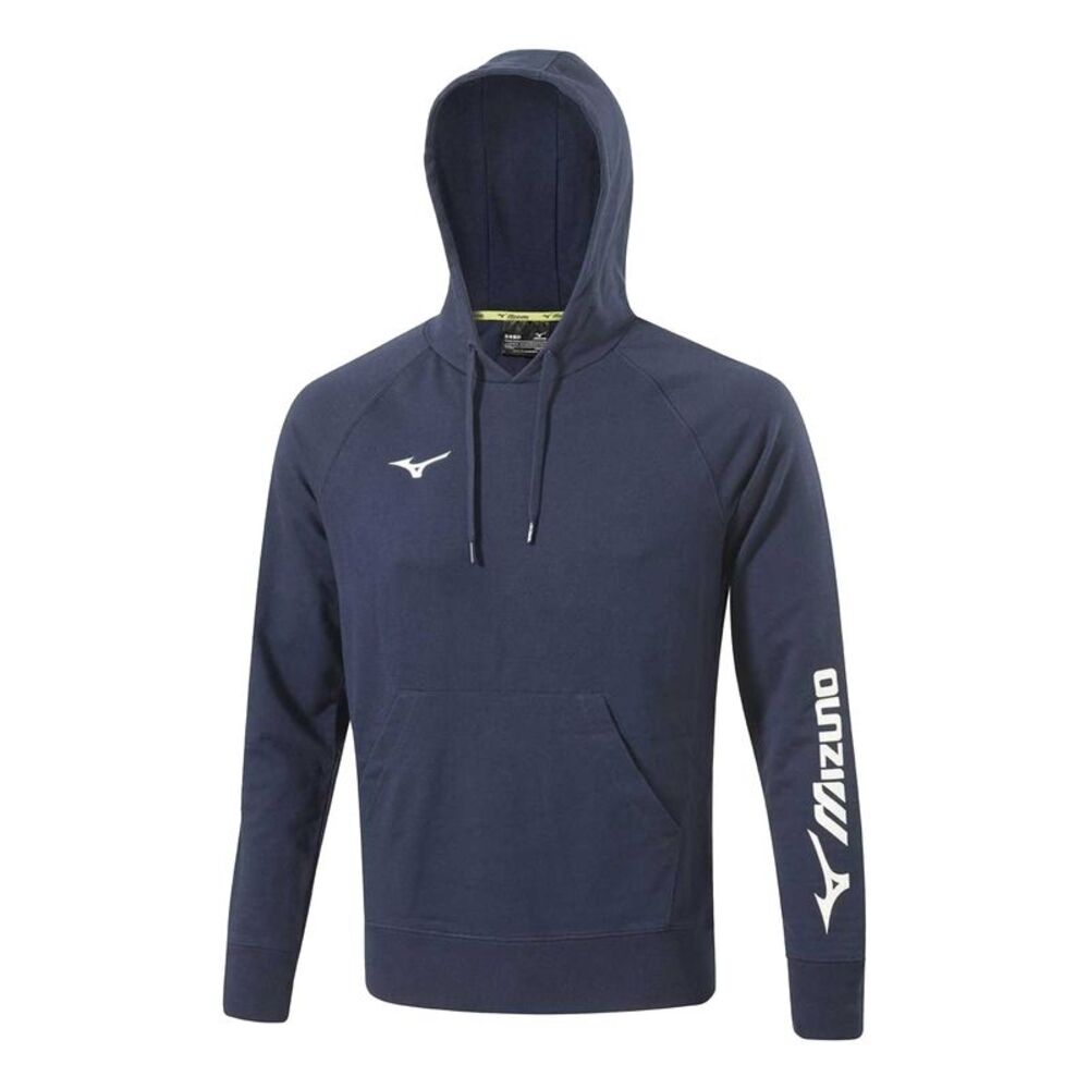 Mizuno Mens Terrycloth Hoodie / Navy
